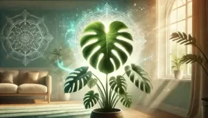 モンステラと新芽がもたらすスピリチュアルな効果と配置のコツ