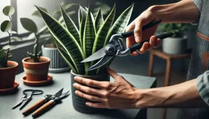 サンスベリアの先端を切るコツと健康を保つ剪定方法