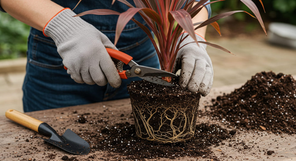 根っこを切る際の注意点