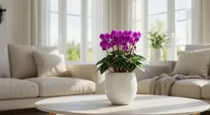 シクラメンの茎がふにゃふにゃする時の復活方法と温度管理の注意点