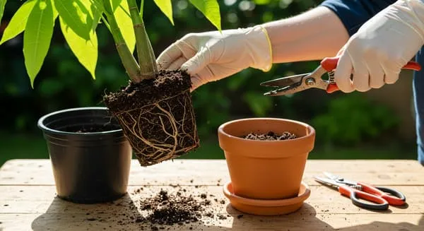 植え替えで環境を整えてリセットする