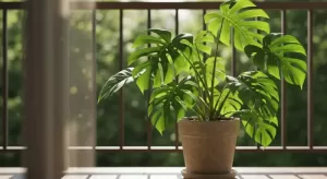 モンステラを外で育てる