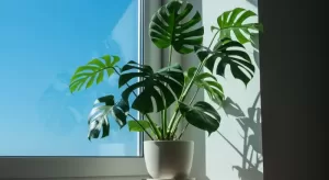 モンステラの日光による影響