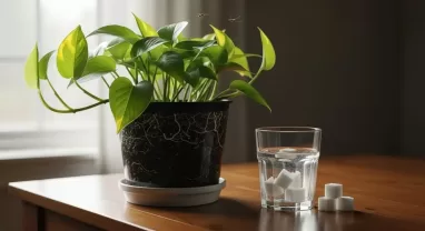 観葉植物の砂糖水は逆効果?