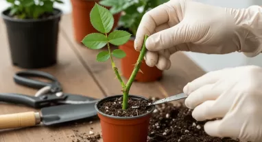 薔薇の挿し木の仕方