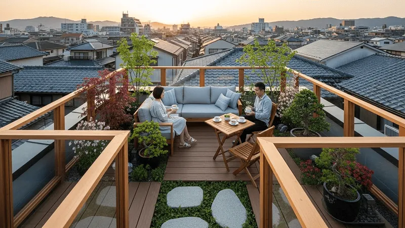 屋上庭園のメリットと空間の活用