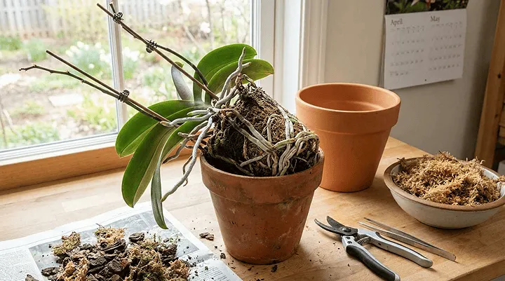 胡蝶蘭植え替え時期と頻度の基本
