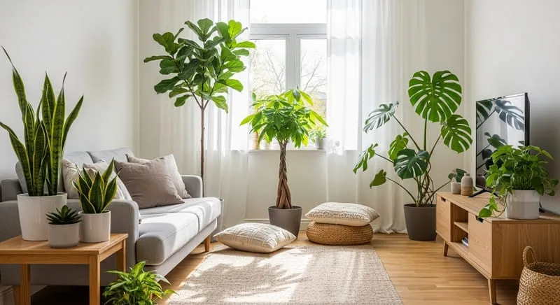 リビングで映える人気観葉植物