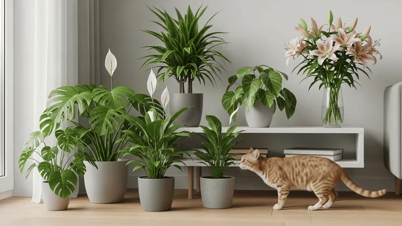 観葉植物と猫の危険リスト