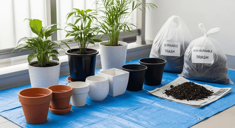 植木鉢プランターの捨て方