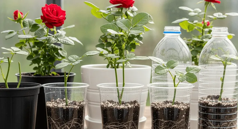 薔薇の挿し木の仕方で重要な環境条件(温度・湿度)