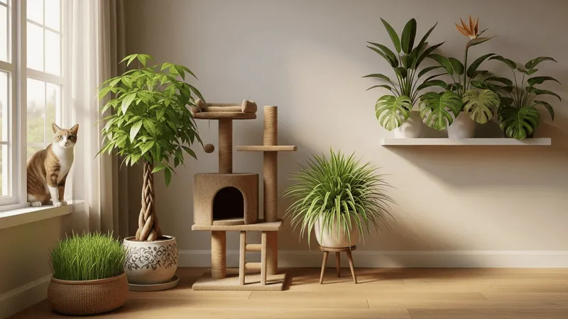 オーガスタと猫とインテリア