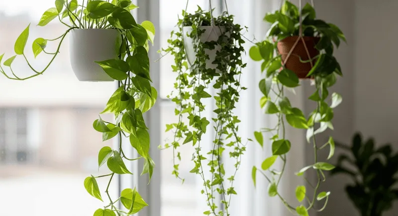 ぶら下げる観葉植物選びとドレープ性の考え方
