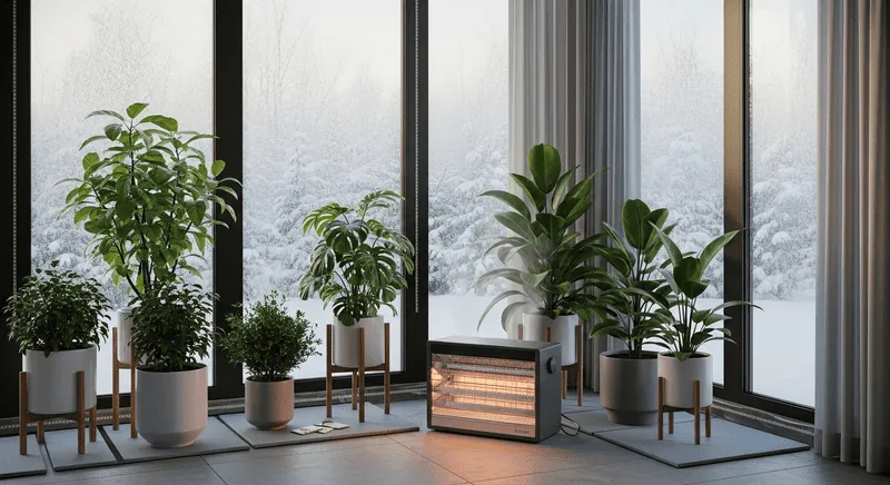 寒さ対策と温室用ヒーターの工夫