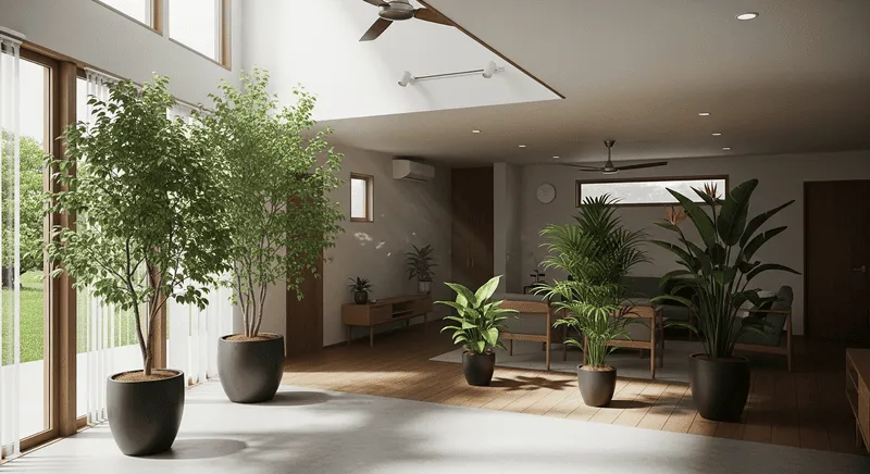 吹き抜け導入に観葉植物の選定基準を設ける理由