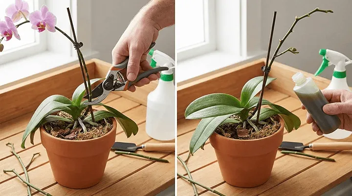 胡蝶蘭花後の手入れと二度咲きのコツ