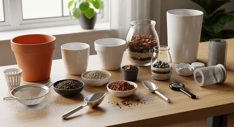 用土と容器の選び分け