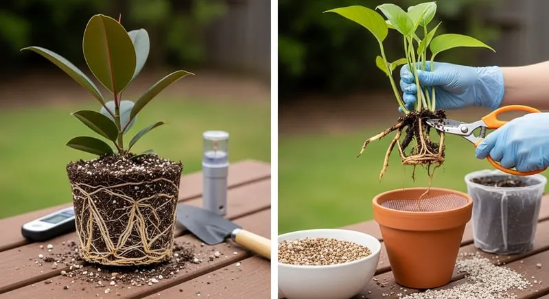 根詰まりと根腐れ：見分けと緊急対応