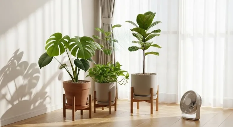 観葉植物には砂糖水より環境改善