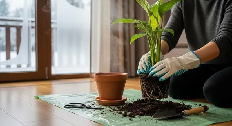 冬に行う観葉植物の植え替え時期の注意点