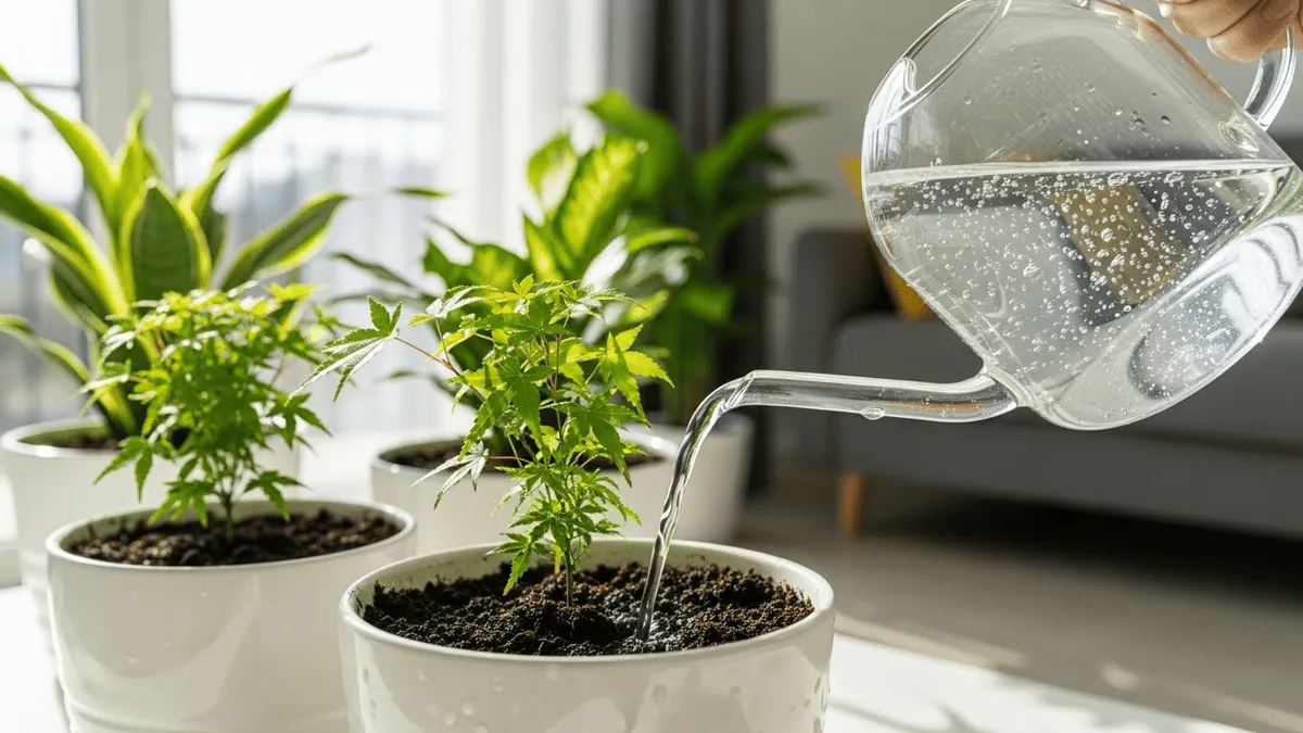 観葉植物に炭酸水は効果ある？