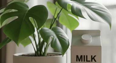 観葉植物に牛乳はNG?