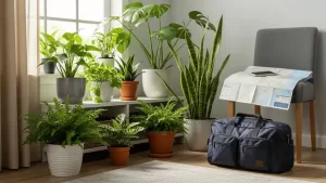 観葉植物を旅行中に枯らさないリスク管理