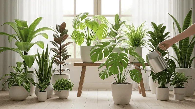 観葉植物留守中水やりの基本