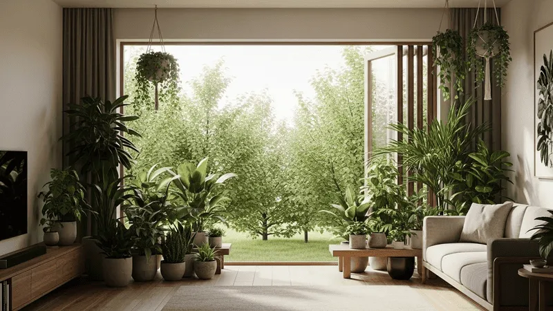 緑のある暮らしの癒やし効果