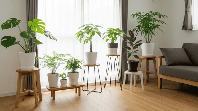 室内で役立つ観葉植物スタンド選び