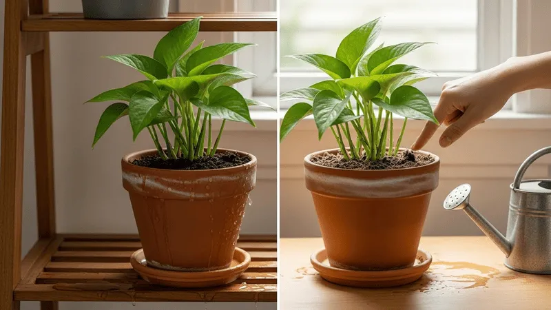 水やり（乾湿メリハリ）