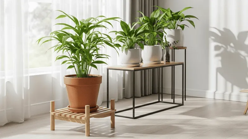 根腐れ対策とおしゃれフラワースタンド