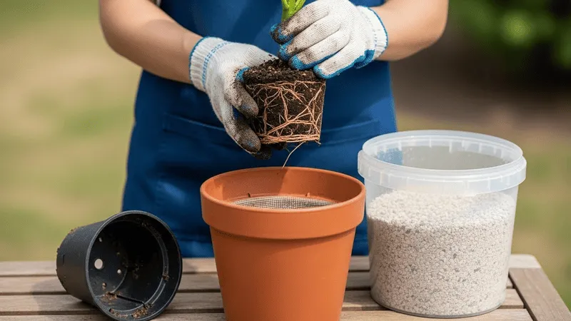 植え替えと根腐れ対策