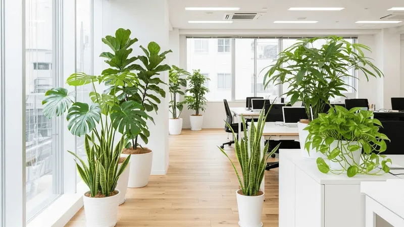 オフィスや会社での観葉植物代