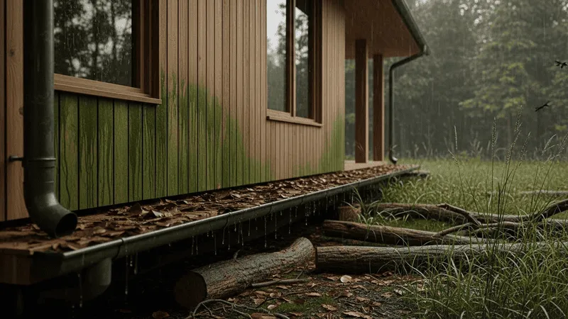 自然に囲まれた家のリスク