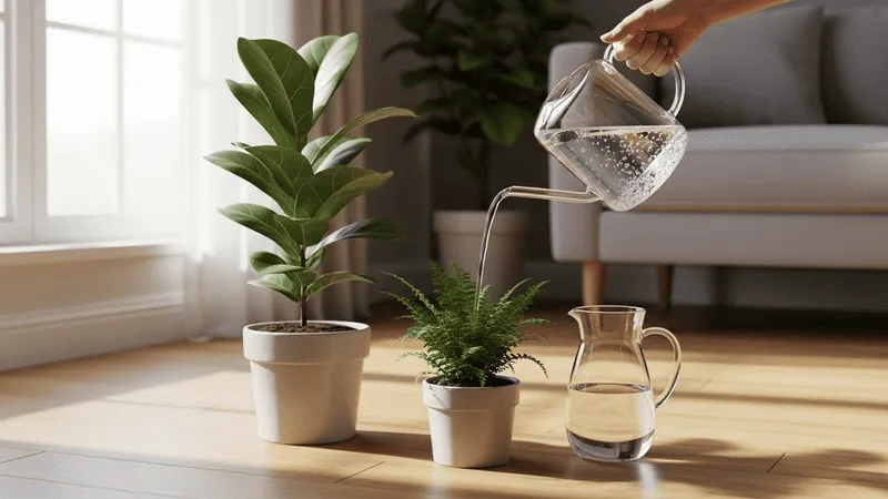 観葉植物炭酸水水やり頻度