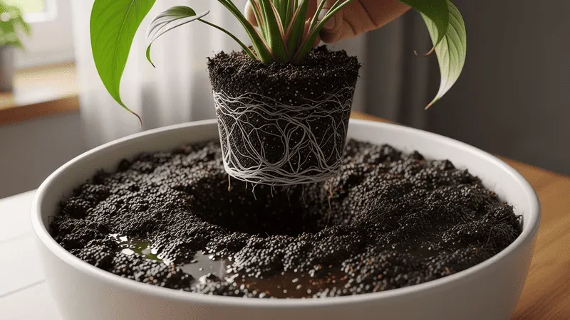 根詰まり/鉢が大きすぎ