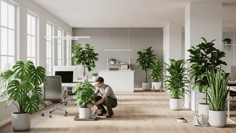 観葉植物レンタル経費と賃借料