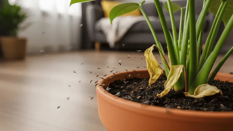 観葉植物牛乳とコバエ根腐れ問題