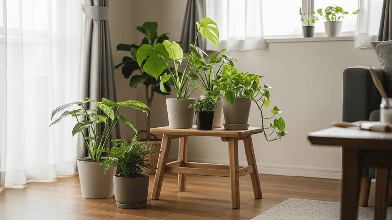 100均ダイソープランタースタンド活用