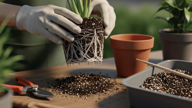 Step4 植え替え/根チェック