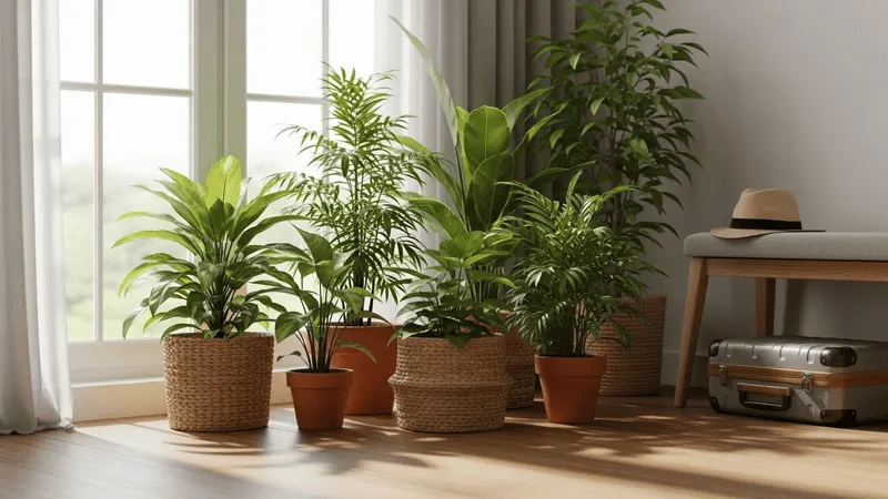 観葉植物旅行中水やり管理まとめ